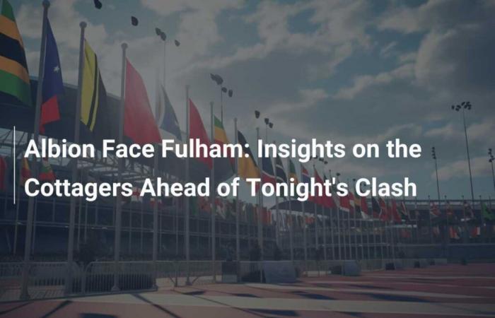 Albion Face Fulham: Insights on the Cottagers Ahead of Tonight’s Clash