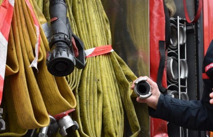 Less heavy and more eco-friendly, Seine-Maritime firefighters are testing a new lance