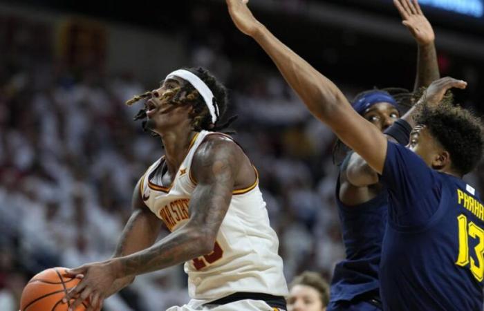 Keshon Gilbert scores 24 points to lead No. 6 Iowa State past No. 5 Marquette 81-70 | Sports