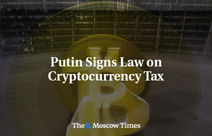 Putin Signs Law on Cryptocurrency Tax