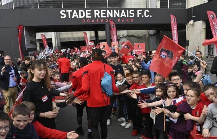 Stade Rennais. Training partly open to the public at Roazhon Park on Saturday