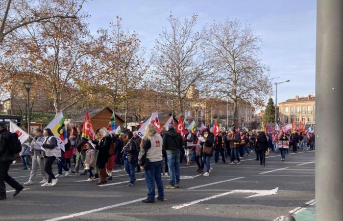 700 demonstrators in Albi and 400 in Castres on December 5