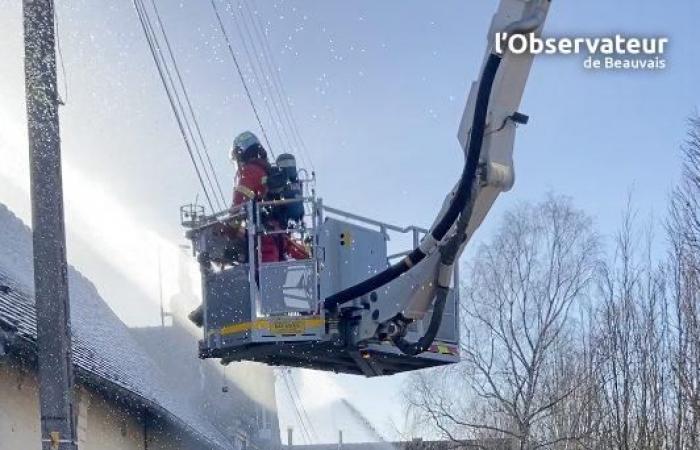 In Beauvais, a resident's library catches fire in the Marissel district