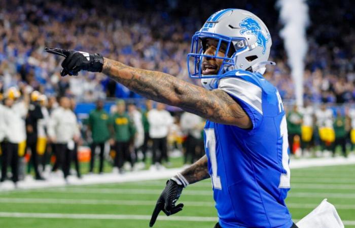 NFL: Lions beat Packers 34-31 and win 11th game in a row