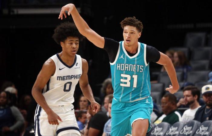 Hornets’ Tidjane Salaun Exits Game With Ankle Sprain