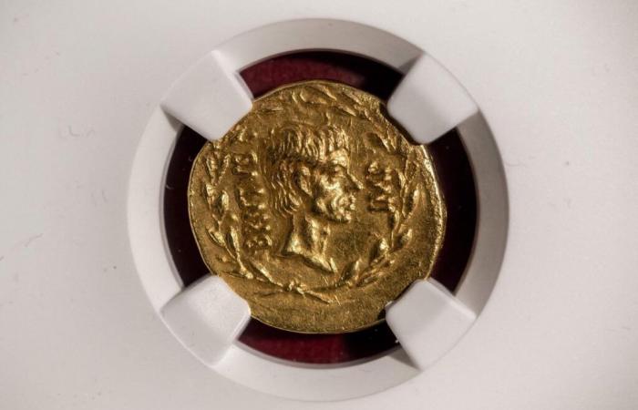 Geneva: a very rare Roman gold coin put up for auction