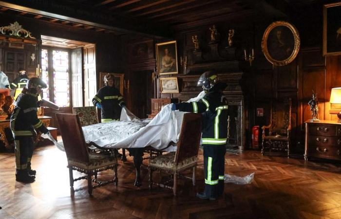 how Gironde firefighters protect heritage works in the event of fire