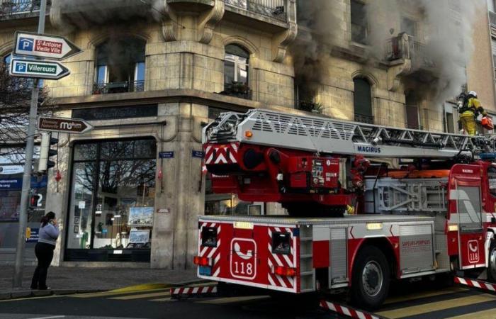 Geneva: an apartment destroyed by flames in Villereuse