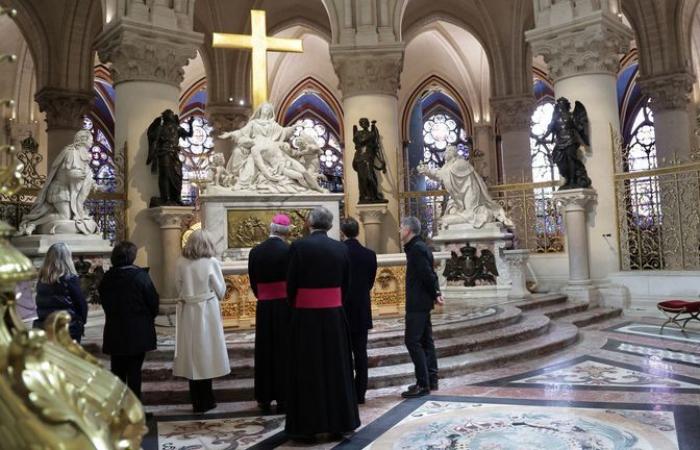 First glimpse inside restored Notre-Dame cathedral five years after devastating fire | World News