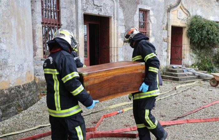 how Gironde firefighters protect heritage works in the event of fire