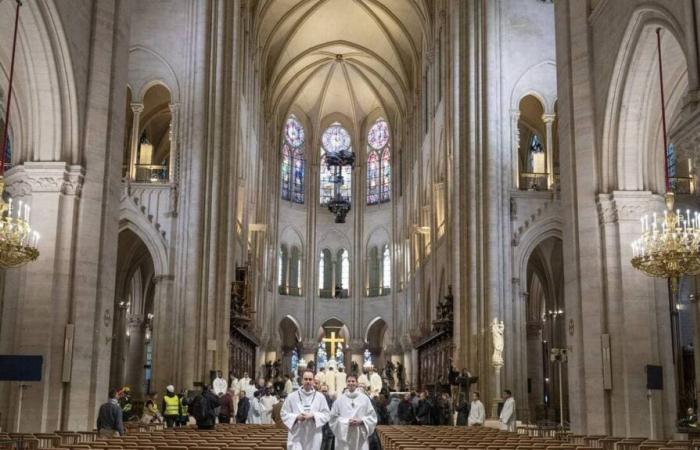 Behind the scenes of a Day of the Lord, broadcast on mondovision from Notre-Dame Cathedral