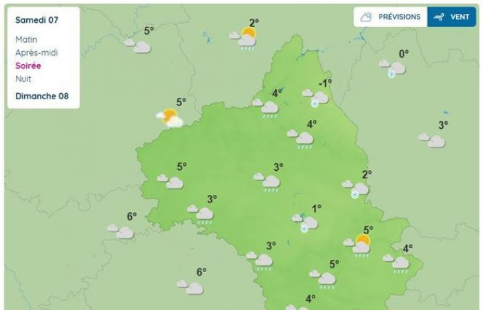 MAP. Weather: will snow appear in Aveyron, in double yellow vigilance this Saturday, December 7? Here are the forecasts