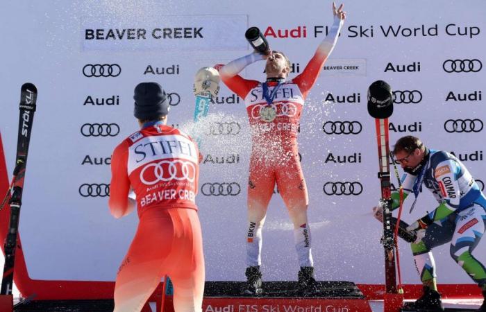 Beaver Creek descent: Justin Murisier wins ahead of Odermatt