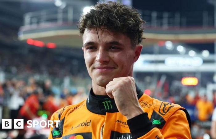 Abu Dhabi Grand Prix: Lando Norris on pole with Lewis Hamilton 18th