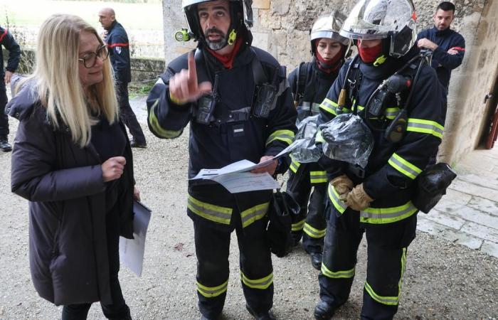 how Gironde firefighters protect heritage works in the event of fire