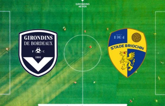 [J12] The Girondins group to face Stade Briochin