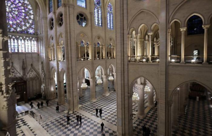 First glimpse inside restored Notre-Dame cathedral five years after devastating fire | World News