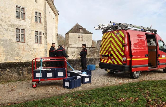 how Gironde firefighters protect heritage works in the event of fire