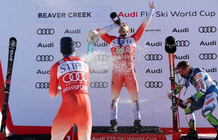 Beaver Creek descent: Justin Murisier wins ahead of Odermatt