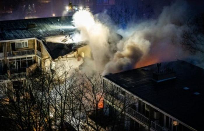 Residential building in The Hague partially collapsed after explosion