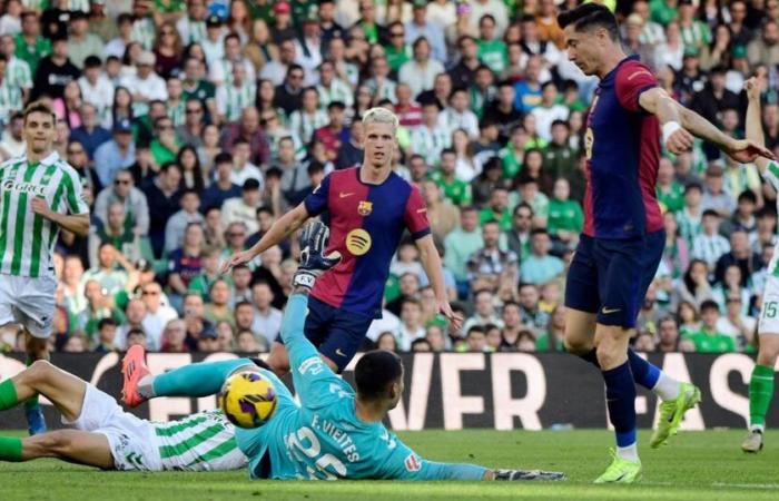 Barça loses two points on the gong against Betis Sevilla