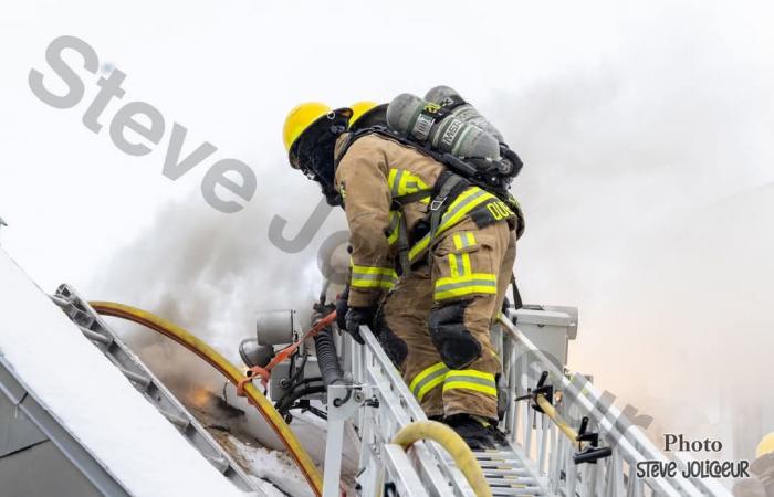 Major fire in Old Quebec