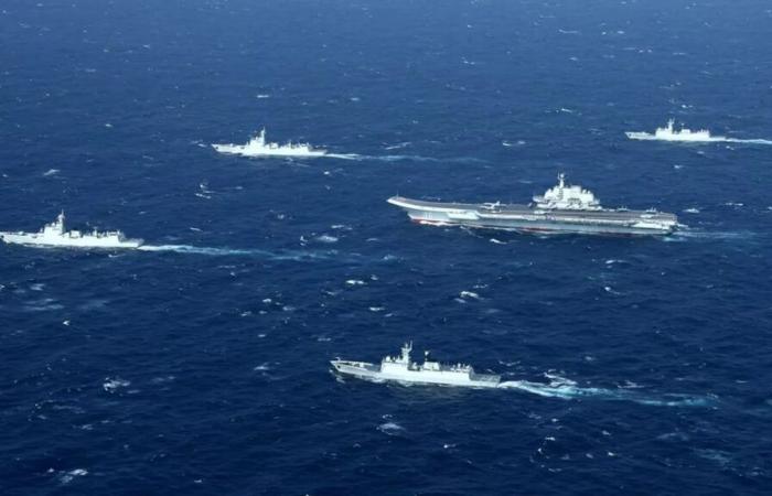 Beijing deploys ships around Taiwan