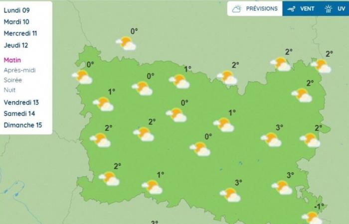 Falling temperatures and risk of frost, where will it be the coldest this week in Oise?