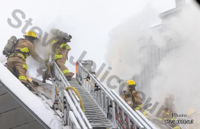 Major fire in Old Quebec