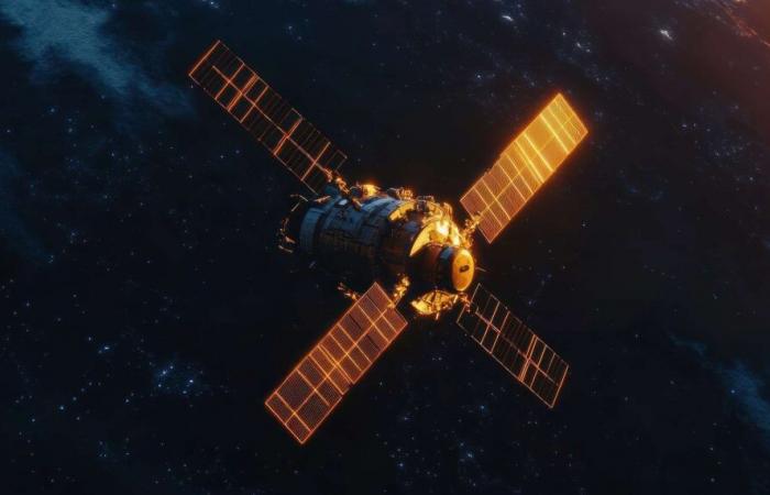 What is Russia preparing in space with this satellite equipped with a warhead?