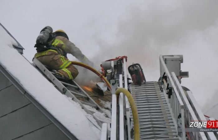 Major fire in Old Quebec