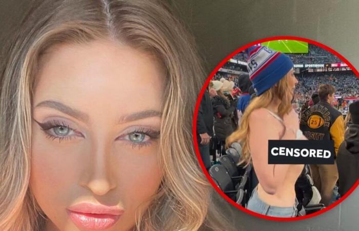 OnlyFans Model Ava Louise Shows Her Boobs At NFL Game At Client’s Request