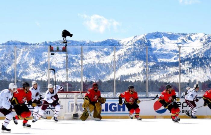 An outdoor game at 25 degrees Celsius next year in the NHL