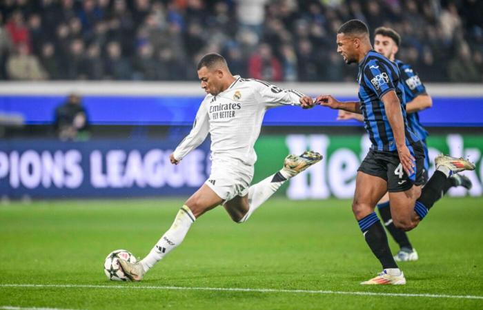 Real Madrid tames Atalanta, Mbappé scorer and injured – C1 – J6 – Atalanta-Real Madrid (2-3)