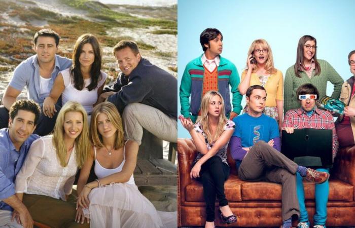 do these 5 characters come from Friends or The Big Bang Theory?