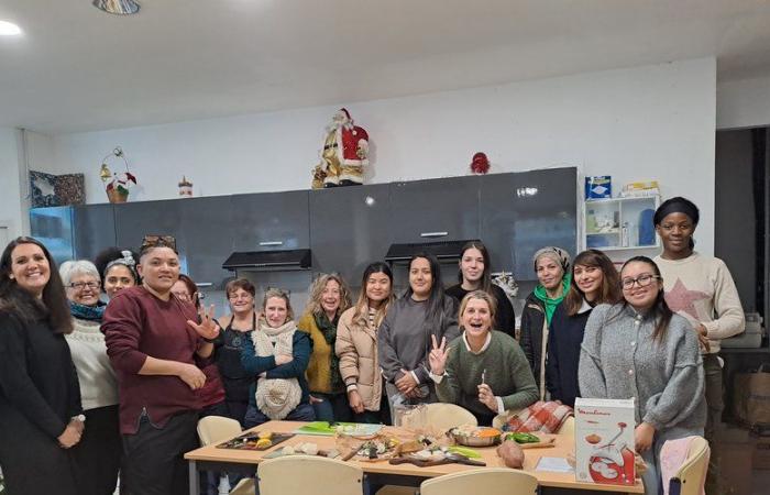 A cooking workshop and distribution of vegetable baskets organized by the Aude department in Castelnaudary