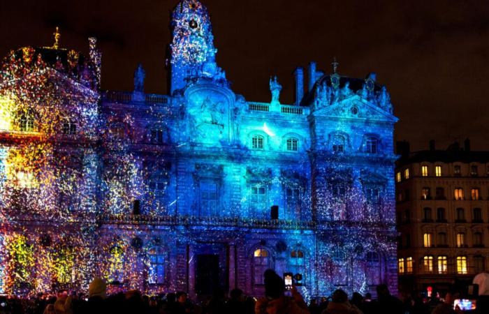 Festival of Lights: fewer visitors to Tête d’Or, success to Terreaux