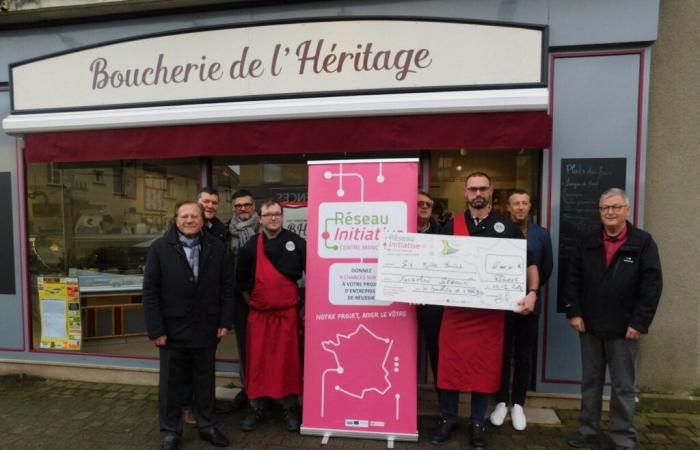 Young butcher in Manche, Jonathan receives valuable financial assistance