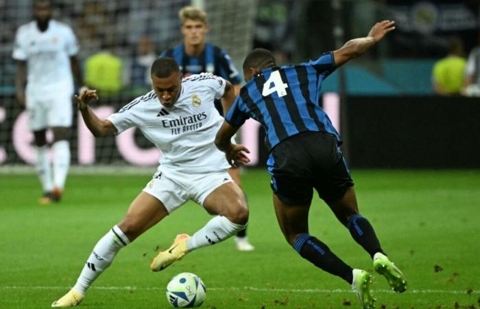 The course of the match between Real Madrid and Atalanta in the Champions League