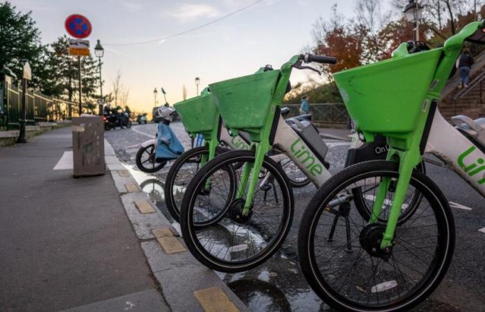 Gifts hidden in the baskets of these self-service bikes in Paris