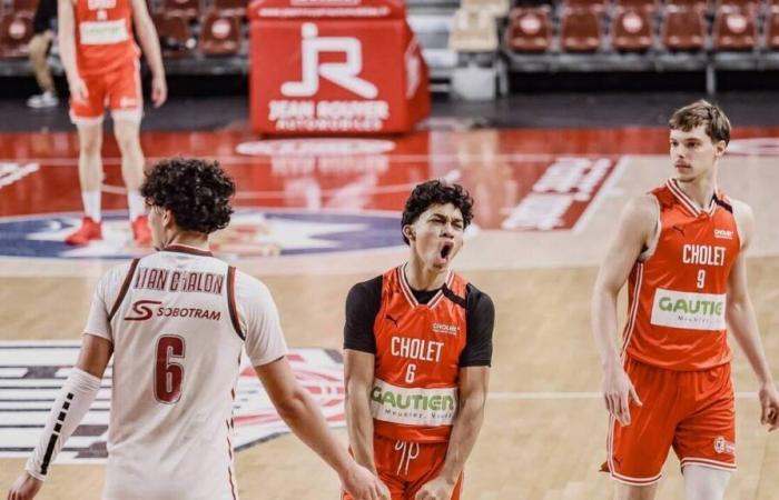 Cholet Basketball. The Young Star game 2025 with Nathan De Sousa, Aaron Towo-Nansi and Mohamed Diawara