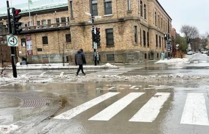 The new anti-slush intersections in Montreal: first successful test