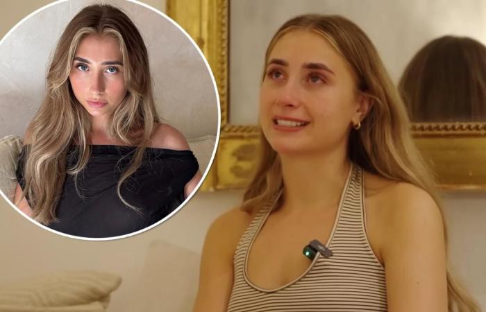 OnlyFans model Lily Phillips cries after sleeping with 101 men in a day