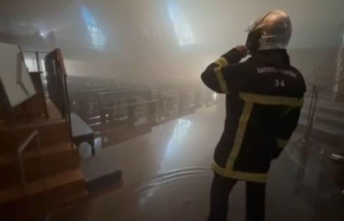 IN PICTURES. Fire in a church in Montpellier: convent fire, evacuation of the Virgin… photos of the disaster from the inside