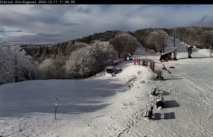 Aigoual in white: snow is settling in the Gard! – News – Gard – Weather – Snow – Mont Aigoual – Ski