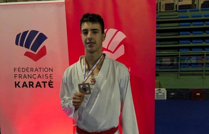 This young man from Lot wins bronze in the French Karate Cup