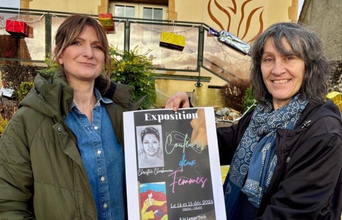 Two women artists brought together for an exhibition in Sarthe, near Mamers