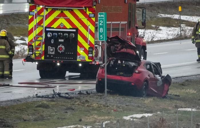 Atrocious death for a motorist in Montérégie