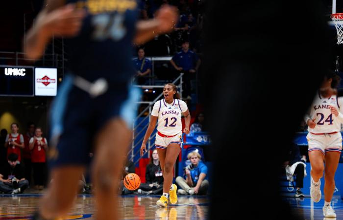 KU women cruise to 9-1 record via 30-point win over KC