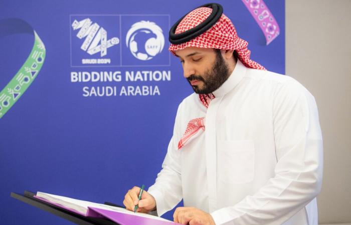 The Saudi Crown Prince announces the establishment of the Supreme Authority to host the 2034 World Cup sports